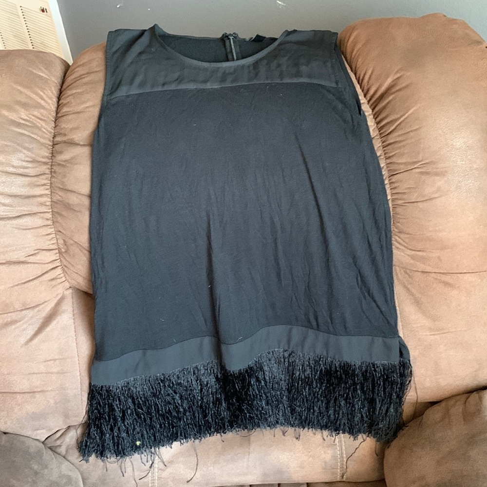 J crew tasseled blouse